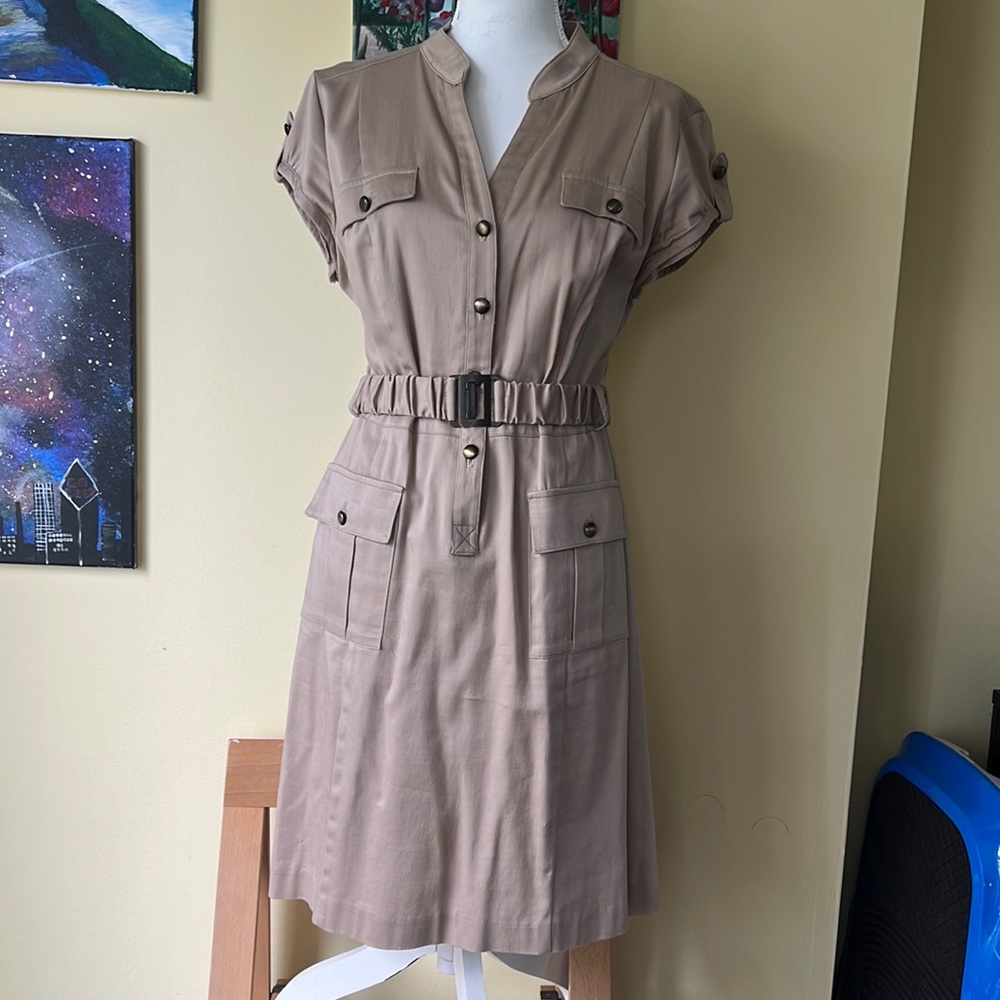 Tan dress